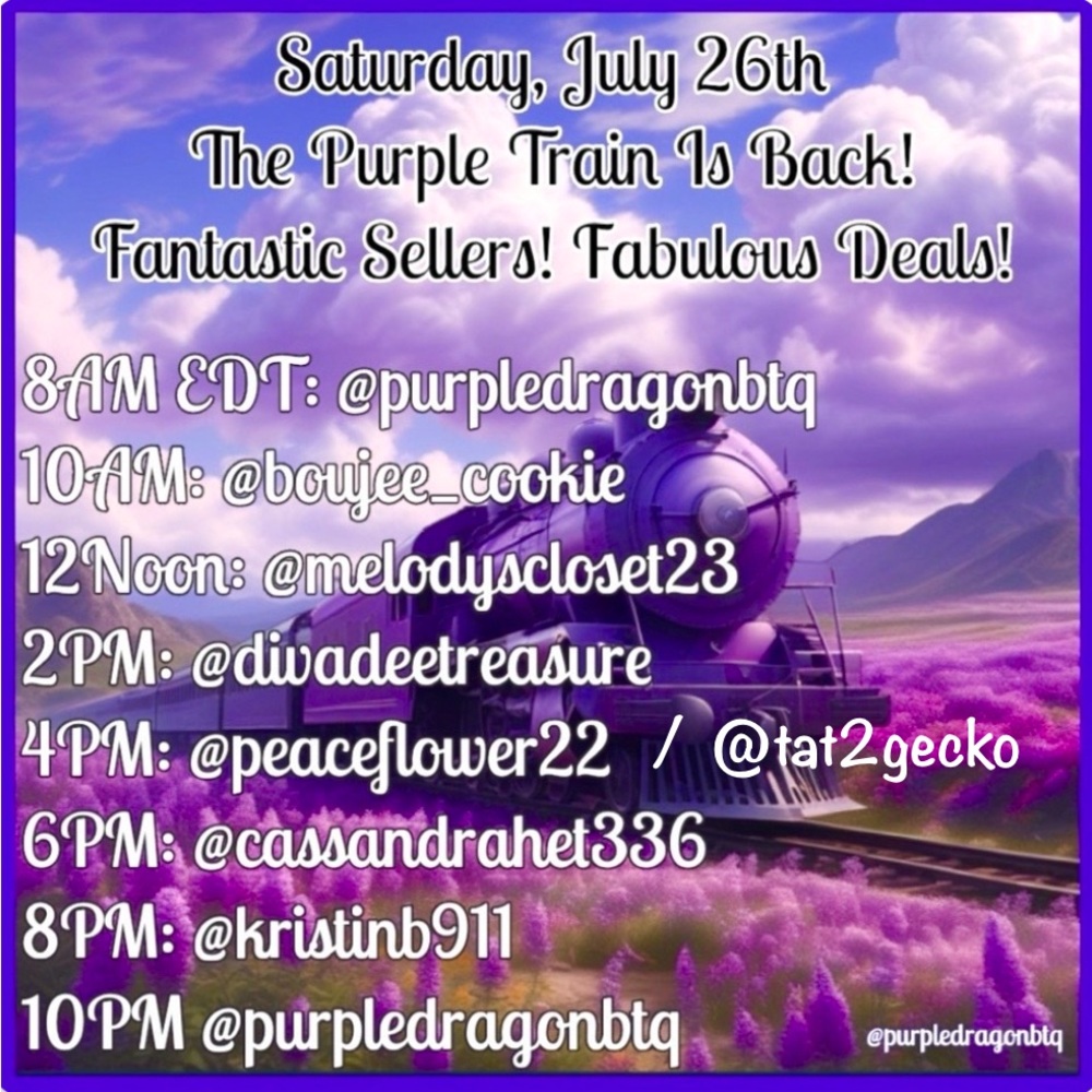 Purple Train 7/26!😊